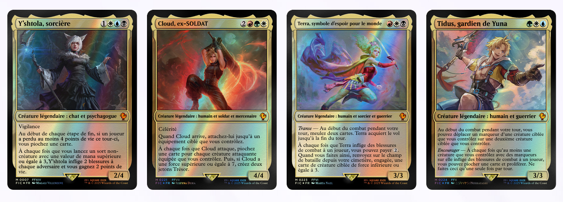  cartes Magic Final Fantasy