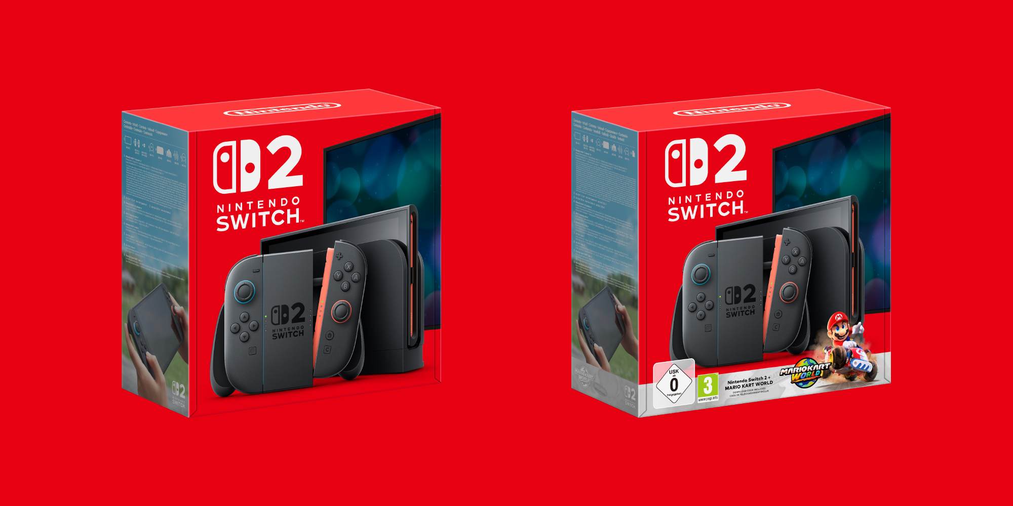 Nintendo Switch 2 : deux packs console au lancement. Nintendo Switch 2 : deux packs console au lancement.