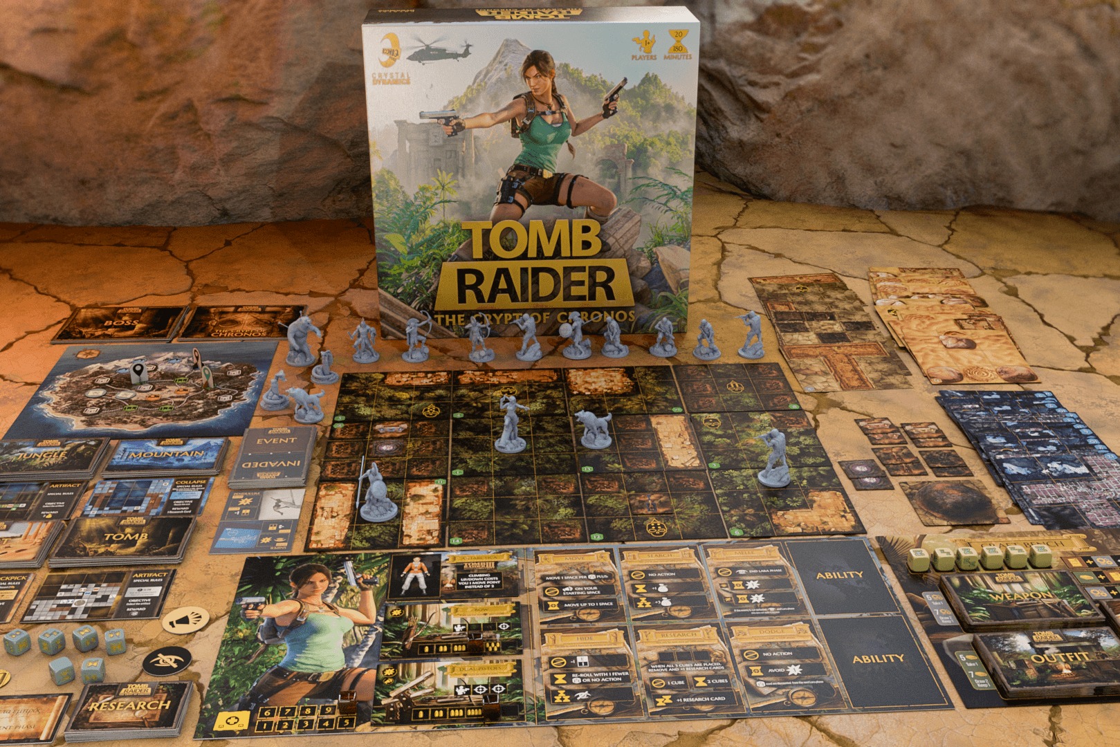 Jeu de plateau Tomb Raider : La Crypte de Chronos image #1 Jeu de plateau Tomb Raider : La Crypte de Chronos image #1