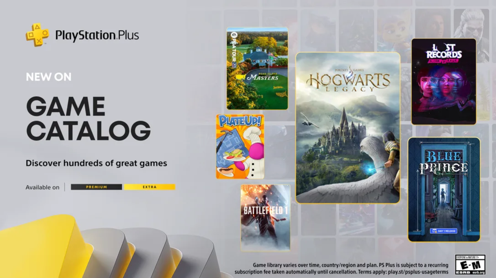 PS Plus Extra & Premium avril 2025