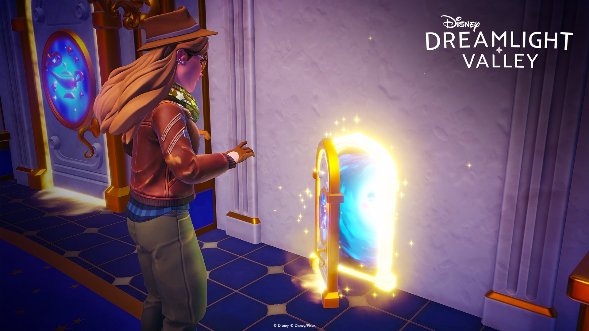 Disney Dreamlight Valley : Porte menant au royaume d'Alice au Pays des Merveilles Disney Dreamlight Valley : Porte menant au royaume d'Alice au Pays des Merveilles