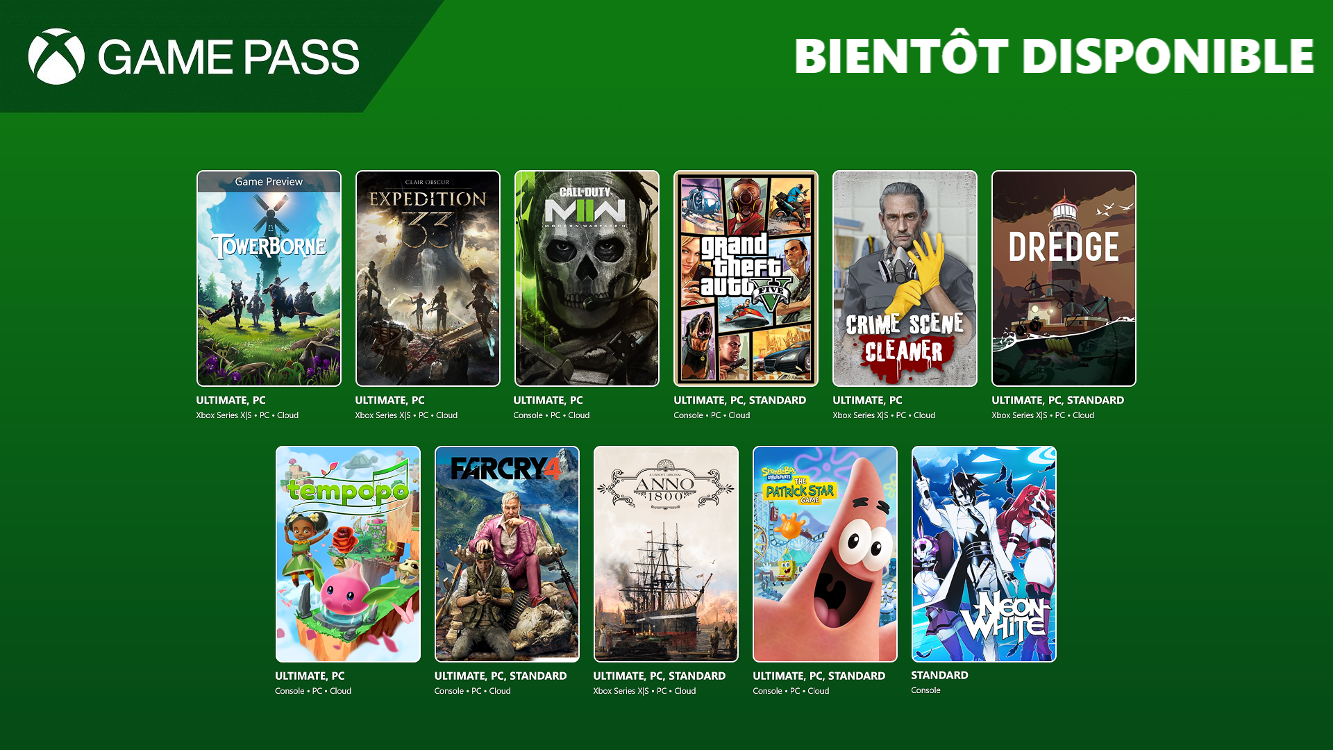 xbox game pass avril 2025 xbox game pass avril 2025
