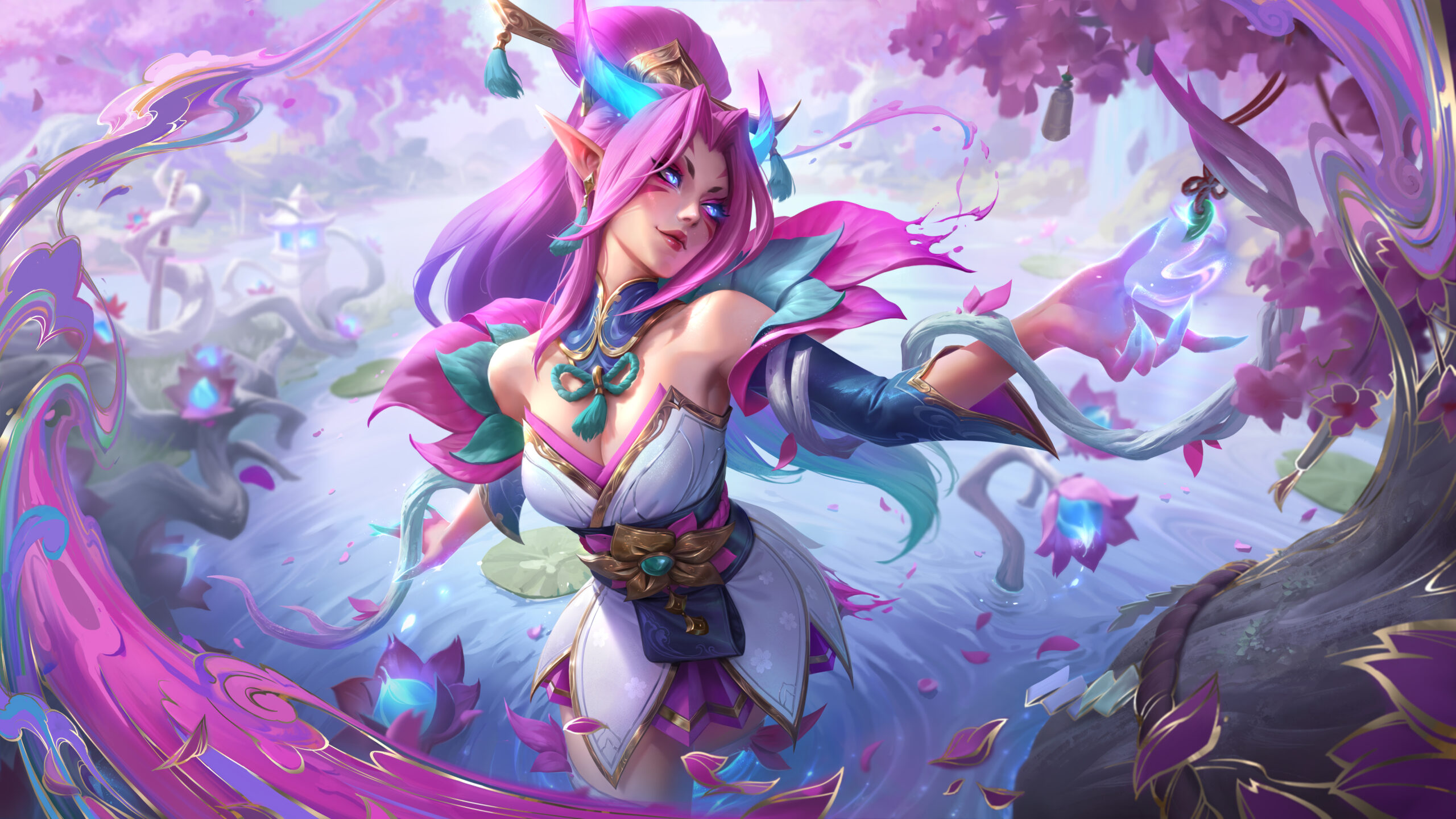 League of Legends (LOL) : Skin Spirit Blossom Zyra. League of Legends (LOL) : Skin Spirit Blossom Zyra.
