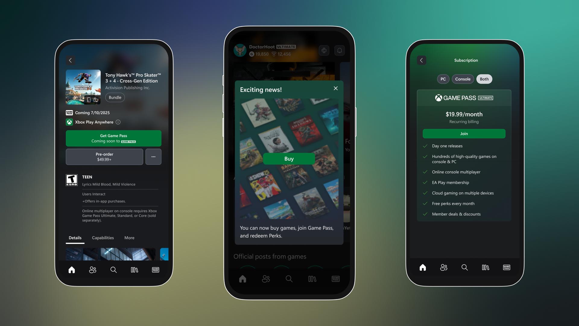 Xbox App Mise Ã  jour