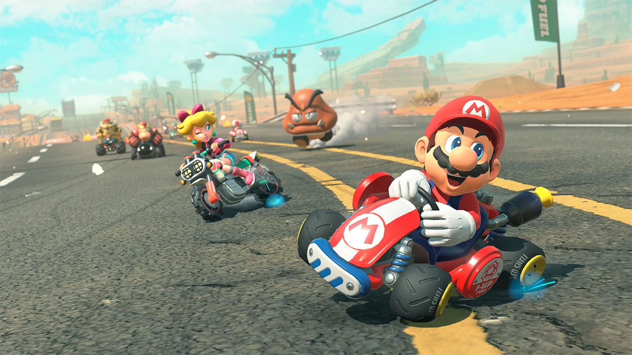 Course de Mario Kart World. Course de Mario Kart World.