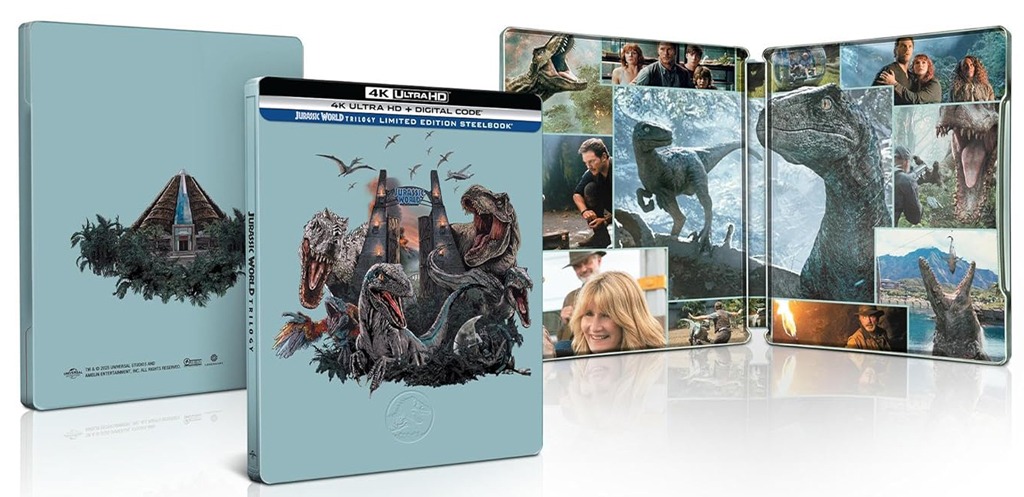 Jurassic World trilogie Blu-ray Steelbook édition limitée 4K image Jurassic World trilogie Blu-ray Steelbook édition limitée 4K image