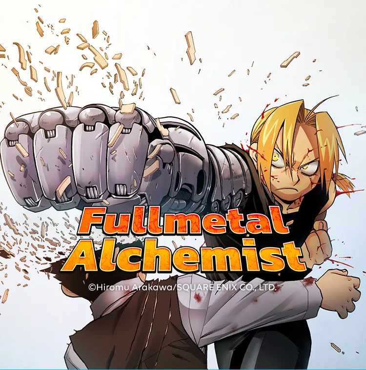 Cover du webtoon Fullmetal Alchemist.