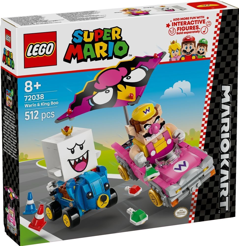 72038 Mario Kart Wario & Roi Boo image