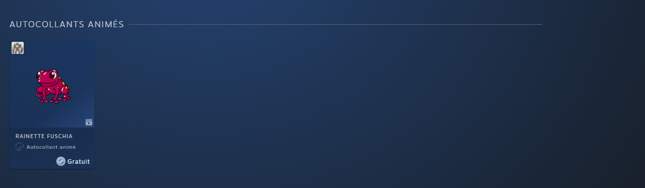 Autocollant animé Steam Festival de la collection de créatures image Autocollant animé Steam Festival de la collection de créatures image