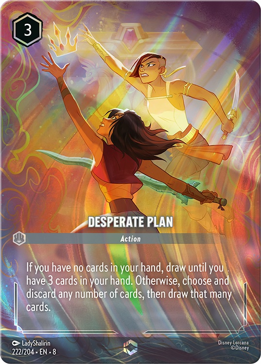 Disney Lorcana Desperate Plan Set 8 Disney Lorcana Desperate Plan Set 8