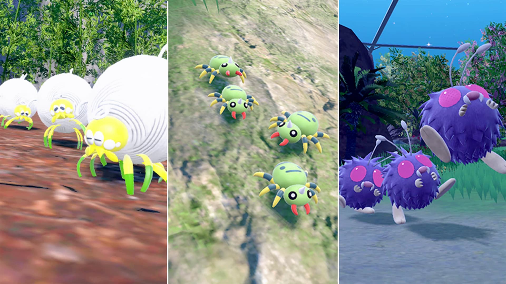 Pokemon Ecarlate et Violet : Apparition Massive de type insecte.