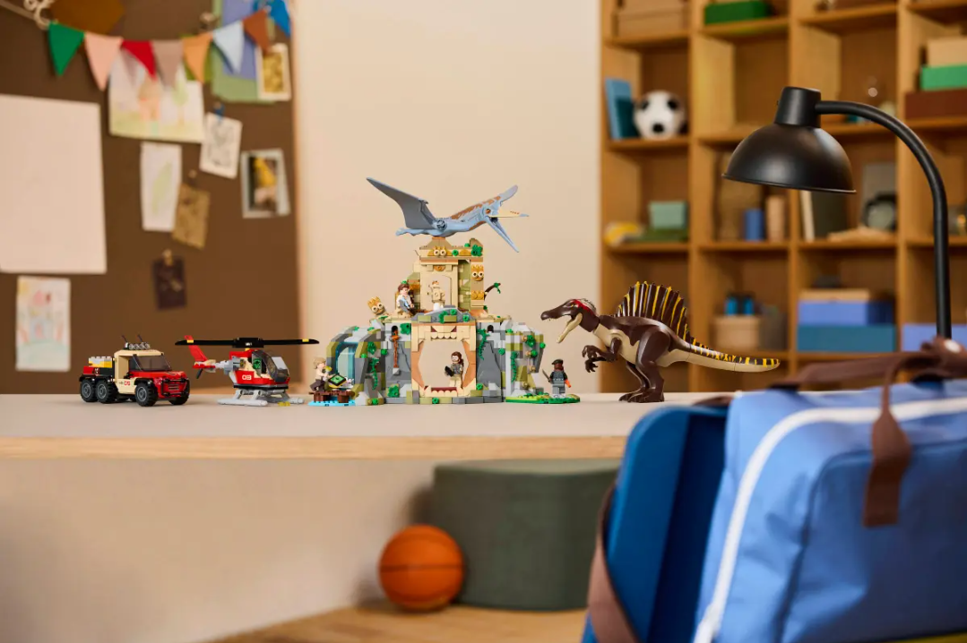 76976 LEGO Jurassic World Mission aÃ©rienne avec le spinosaure et le quetzalcoatlus #1 IMAGE