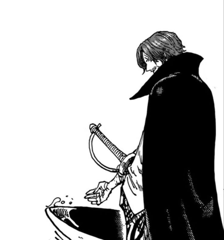 Shanks dans le chapitre 1152 de One Piece. Shanks dans le chapitre 1152 de One Piece.
