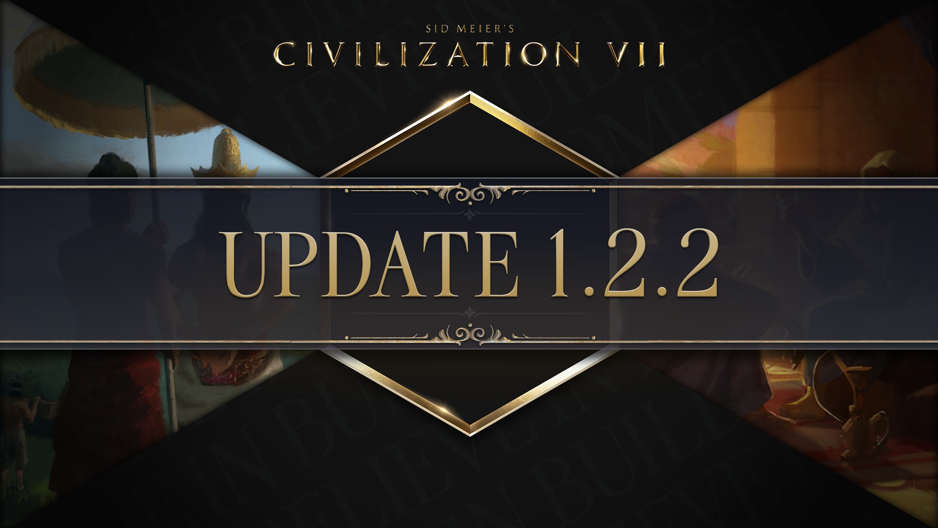 Illustration pour la mise Ã  jour 1.2.2 de Sid Meier's Civilization 7 sur PC. 