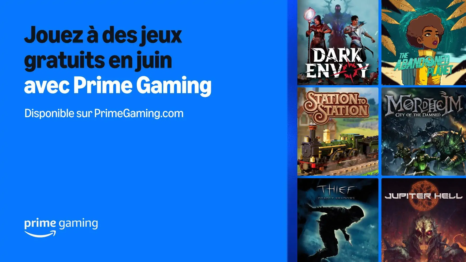 Prime Gaming : Jeux gratuits de juin 2025. Prime Gaming : Jeux gratuits de juin 2025.