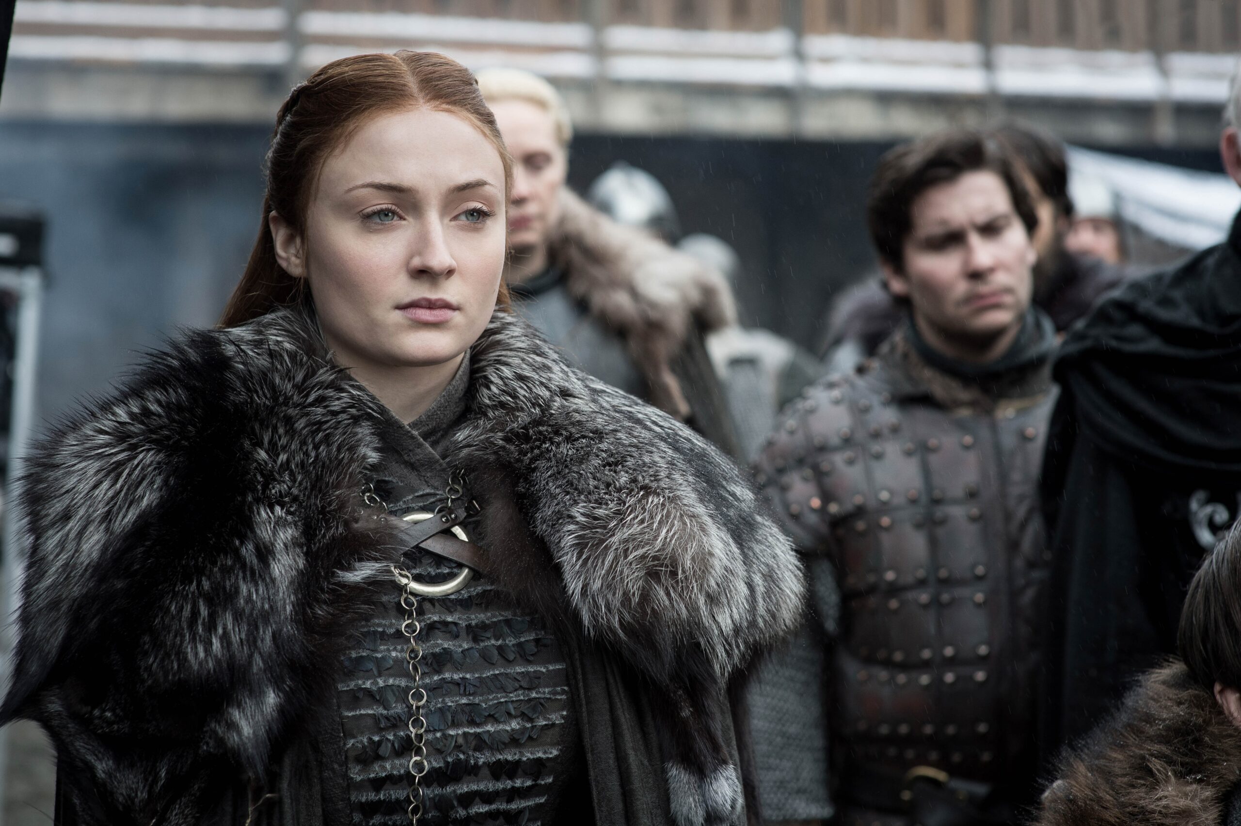 Image de Sophie Turner dans le rôle de Sansa Stark (Game of Thrones). Image de Sophie Turner dans le rôle de Sansa Stark (Game of Thrones).