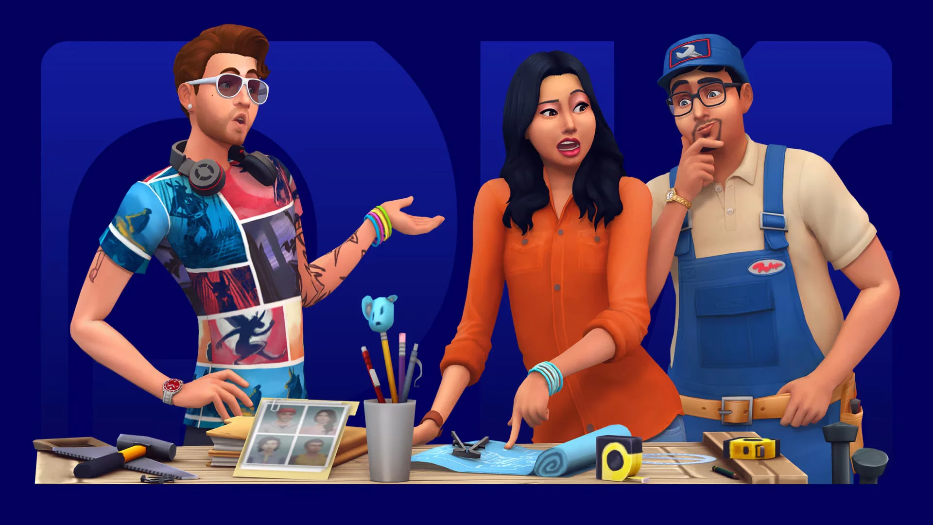 Sims 4 : Artwork utilisÃ© pour dresser la liste des bugs en cours de rÃ©vision.