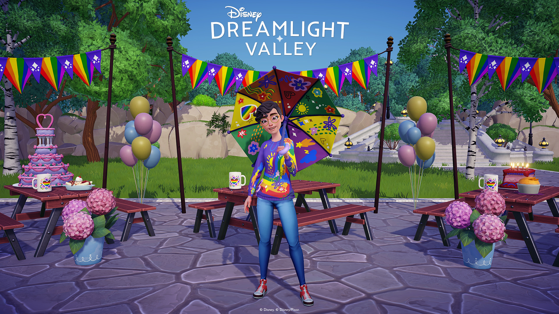 Disney Dreamlight Valley : Cadeaux Celebrate Pride 2025.