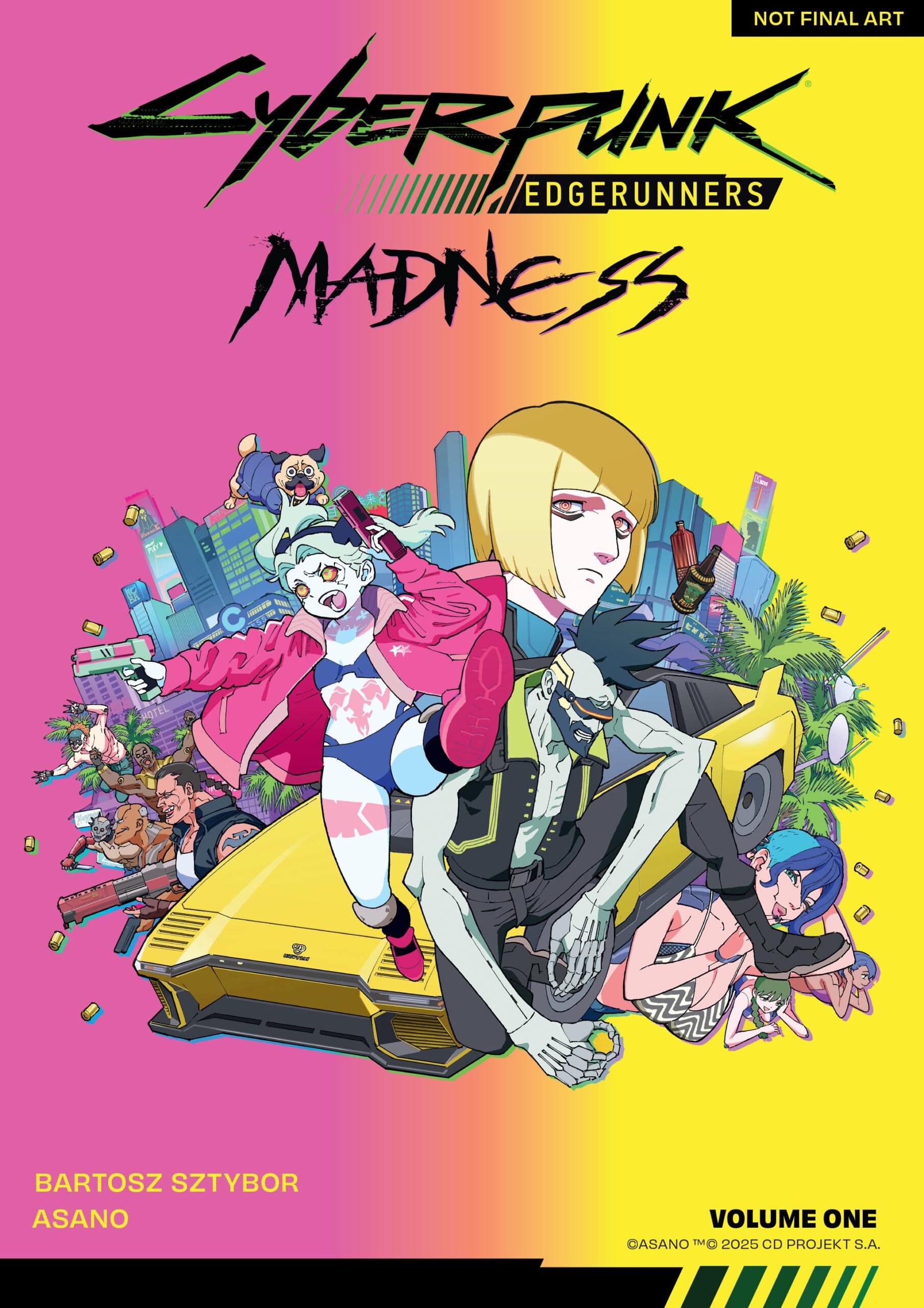 Cyberpunk Edgerunners Madness : Tome 1 cover non-finale.
