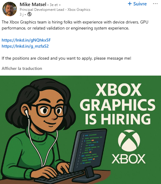 Xbox Offre Emploi IA polémique Xbox Offre Emploi IA polémique