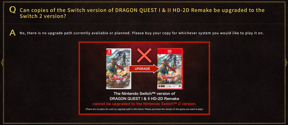 Nintendo Switch 2 DQ 1-2 Remake FAQ 1