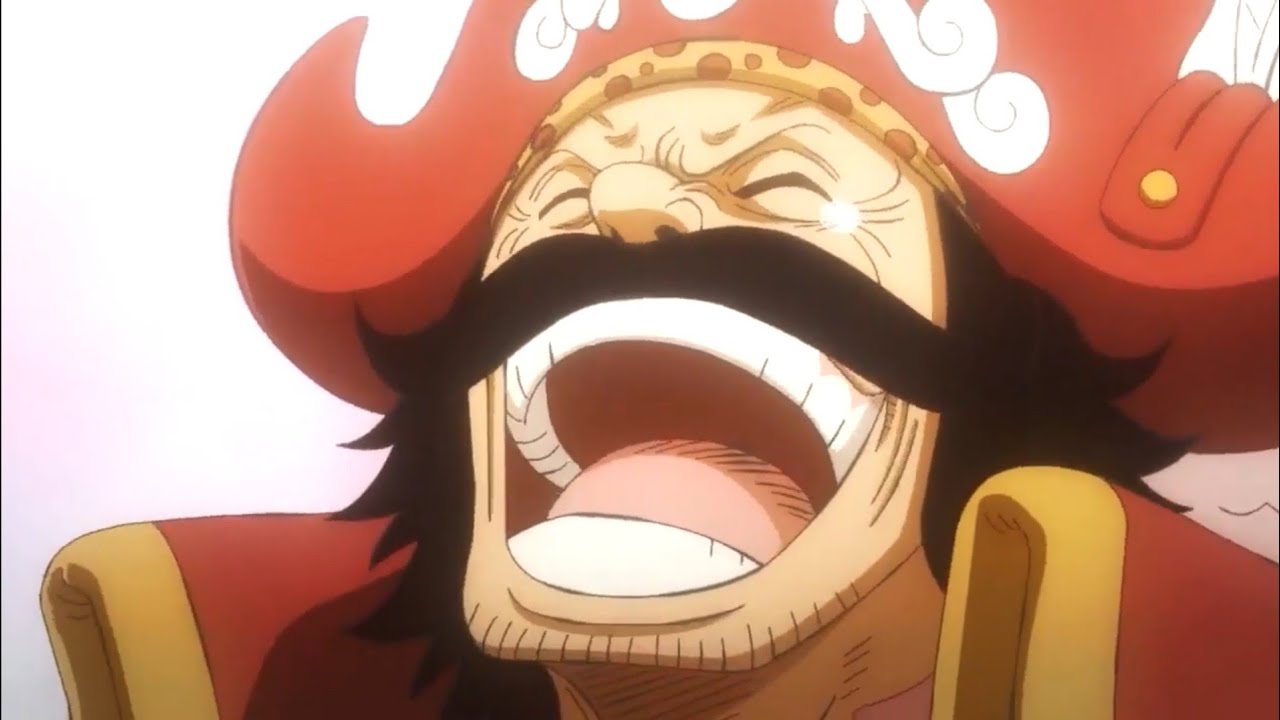 One Piece : Gol D. Roger rigolant.