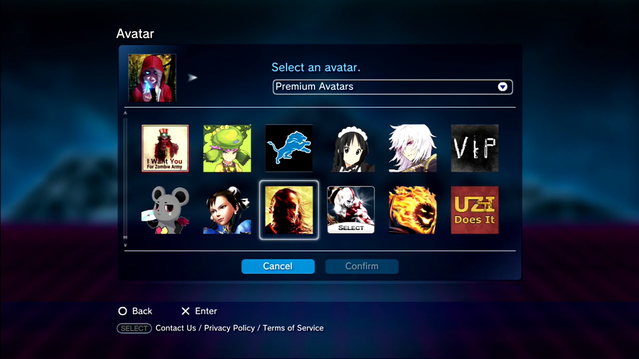 PS3 : Exemple d'avatars Premium du PSN. PS3 : Exemple d'avatars Premium du PSN.