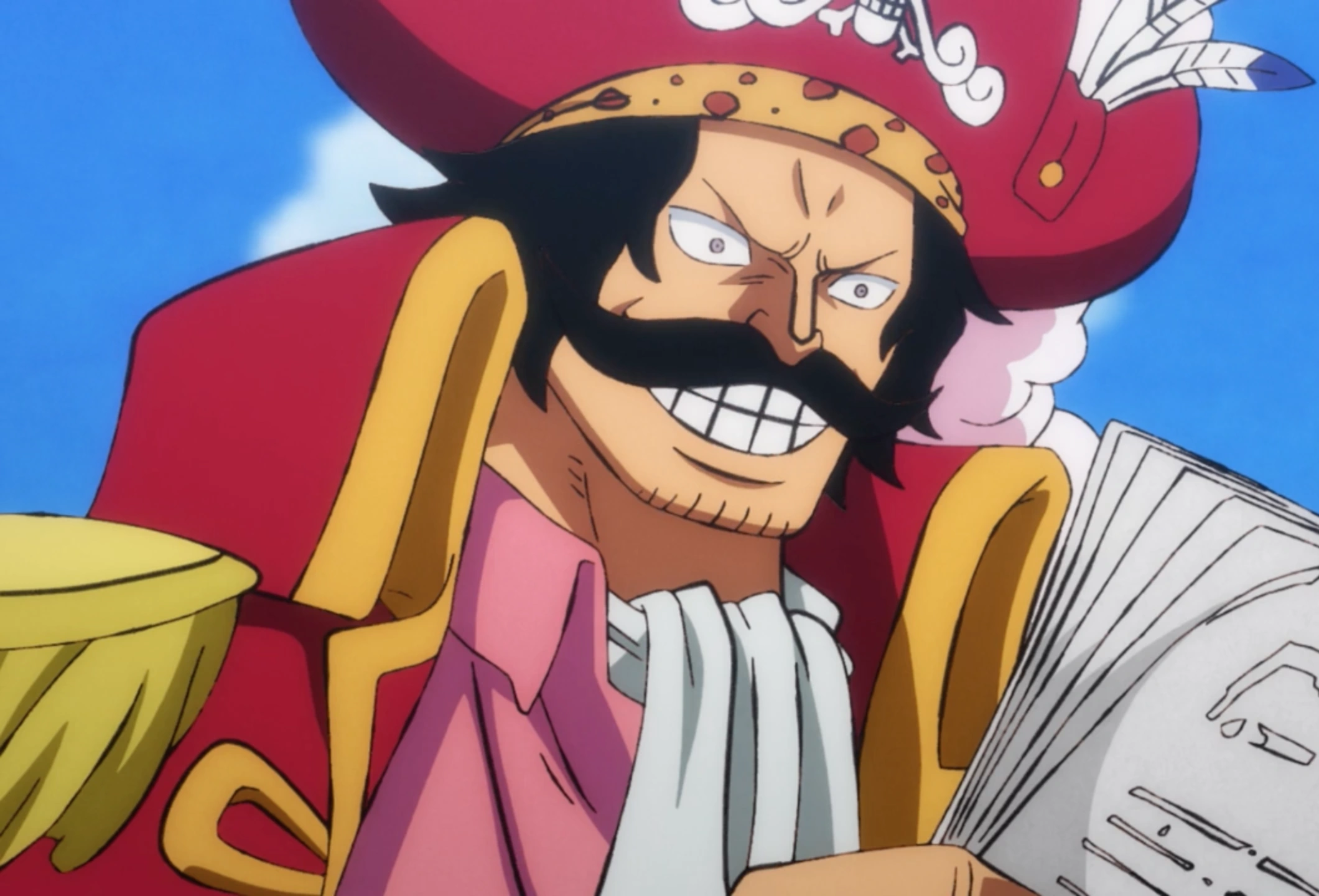 Gol D Roger dans l'anime One PIece. Gol D Roger dans l'anime One PIece.