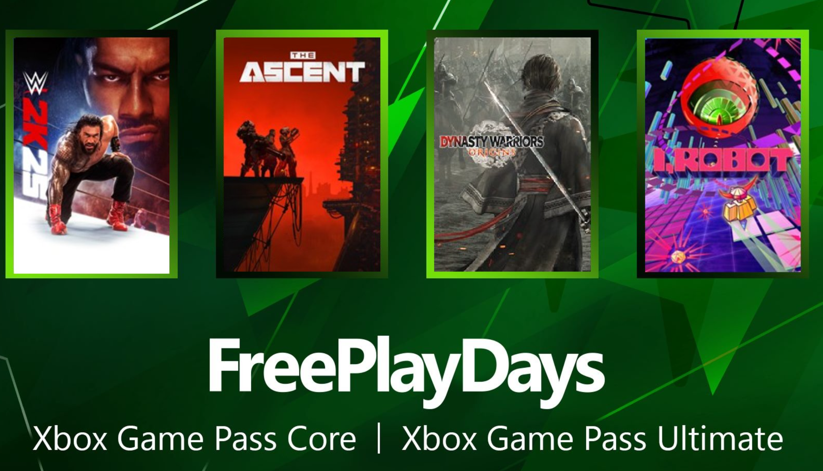 jeux gratuit free play days juillet 2025 Xbox Game Pass