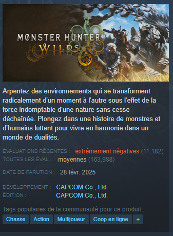 monster Hunter Wilds capture Steam