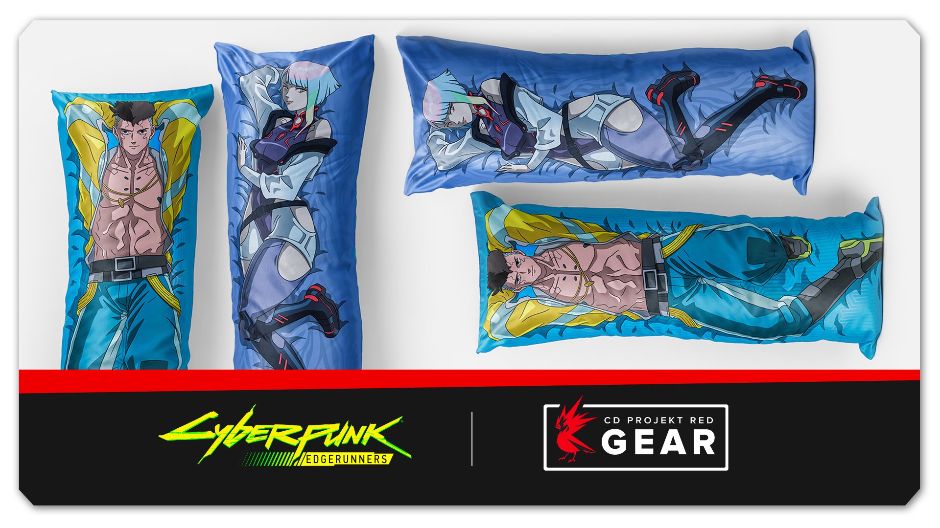 Cyberpunk Edgerunners : Taie d'oreiller Worlds Apart illustrée par David et Lucy. Cyberpunk Edgerunners : Taie d'oreiller Worlds Apart illustrée par David et Lucy.
