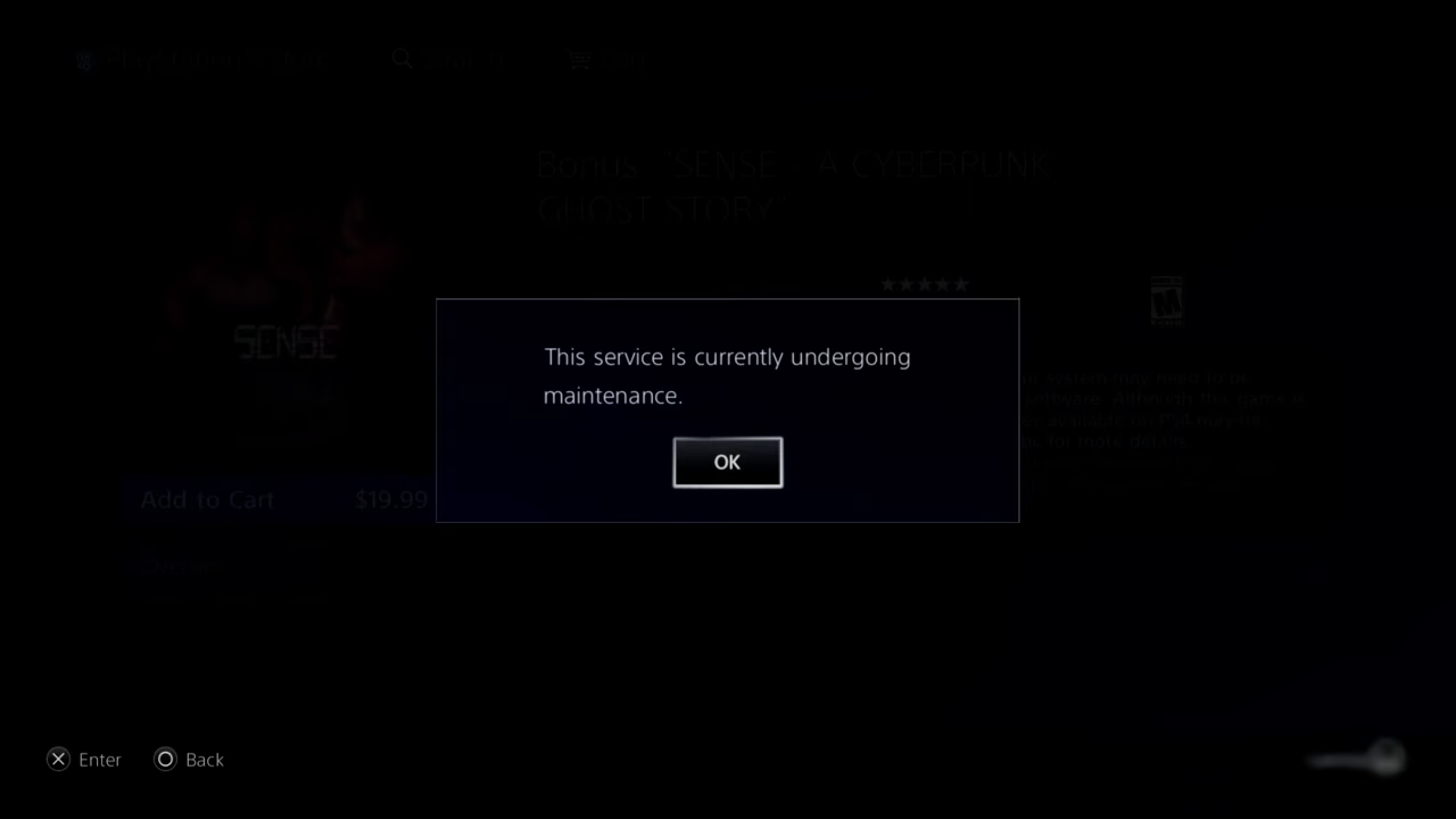Message de maintenance sur le PlayStation Store de la PS3. Message de maintenance sur le PlayStation Store de la PS3.