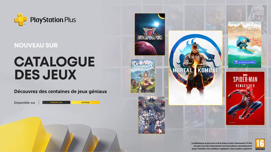 PS Plus Extra et Premium : jeux d'aoÃ»t 2025.