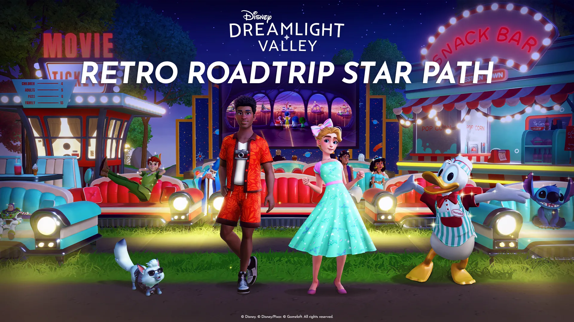 Disney Dreamlight Valley : Voie des Ã©toiles Retro Roadtrip.