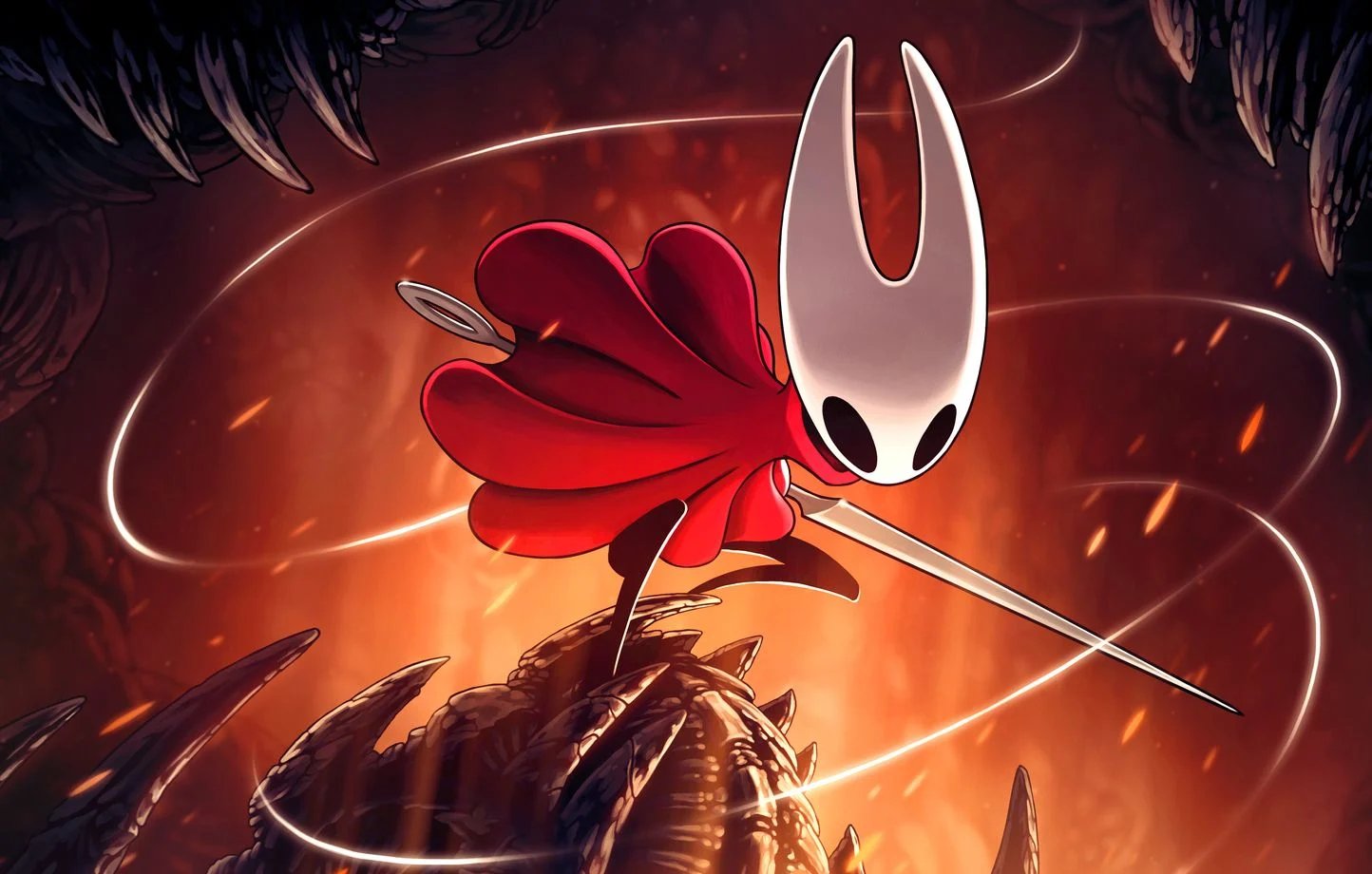 Hollow Knight Silksong : Key art. Hollow Knight Silksong : Key art.