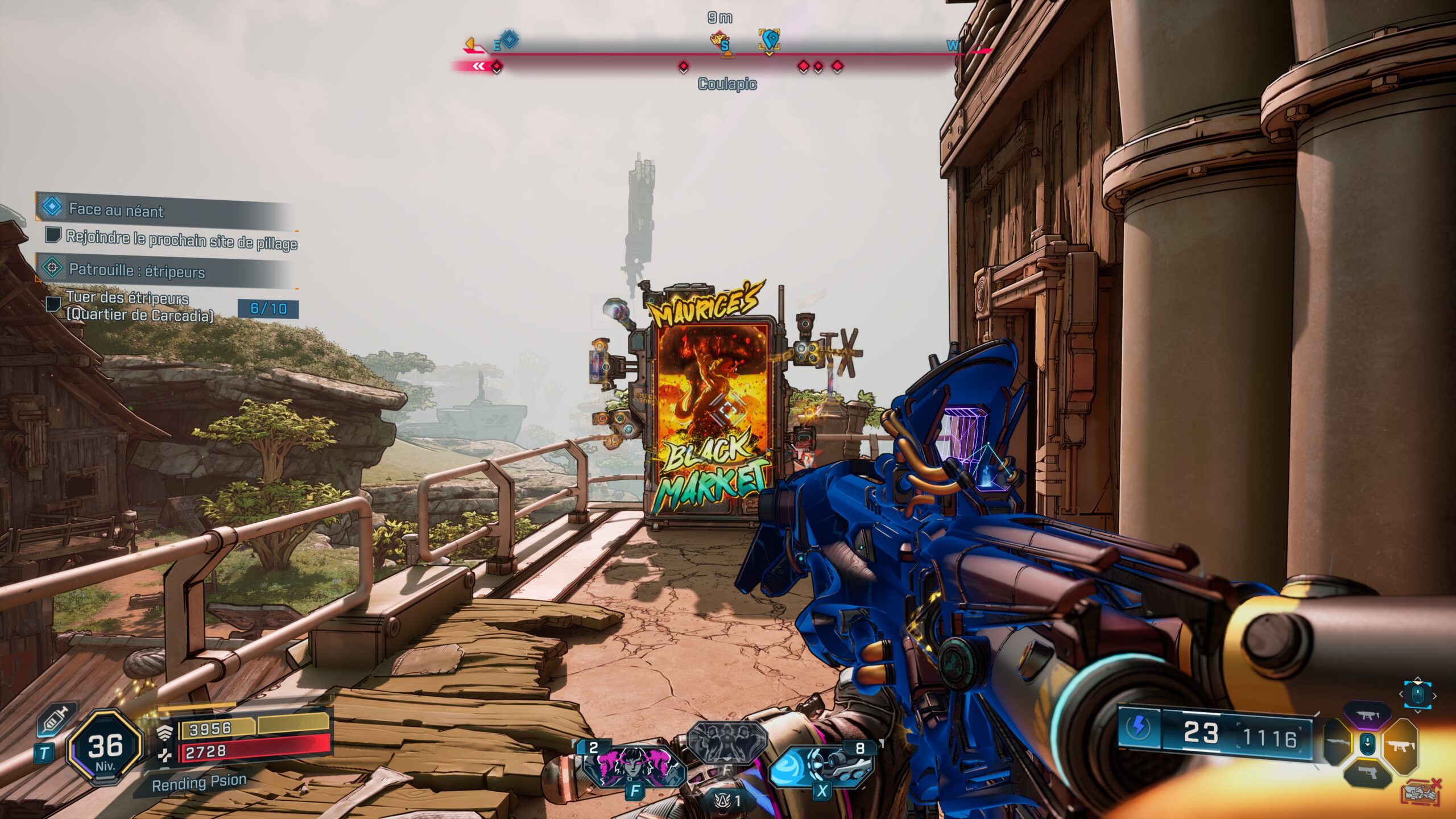 MarchÃ© noir de maurice - emplacement du 12 au 19 septembre - Borderlands 4