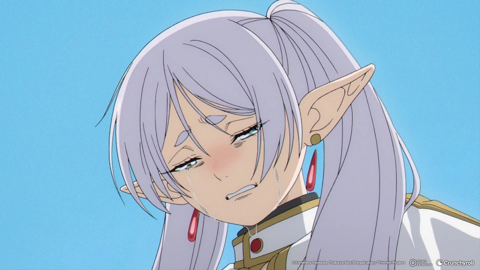 Frieren qui pleure. Frieren qui pleure.