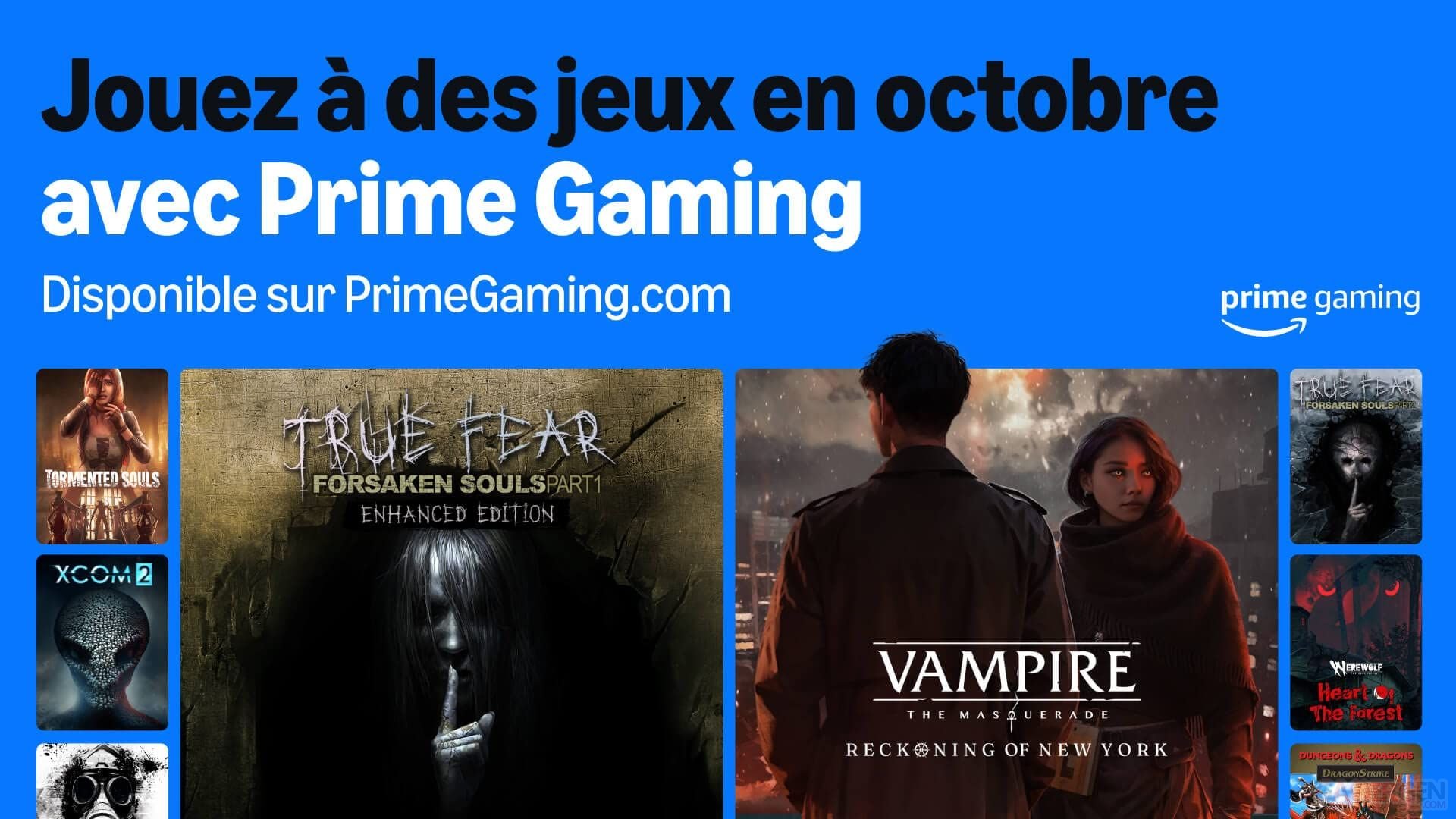 Liste des jeux gratuits de Prime Gaming en octobre 2025. Liste des jeux gratuits de Prime Gaming en octobre 2025.