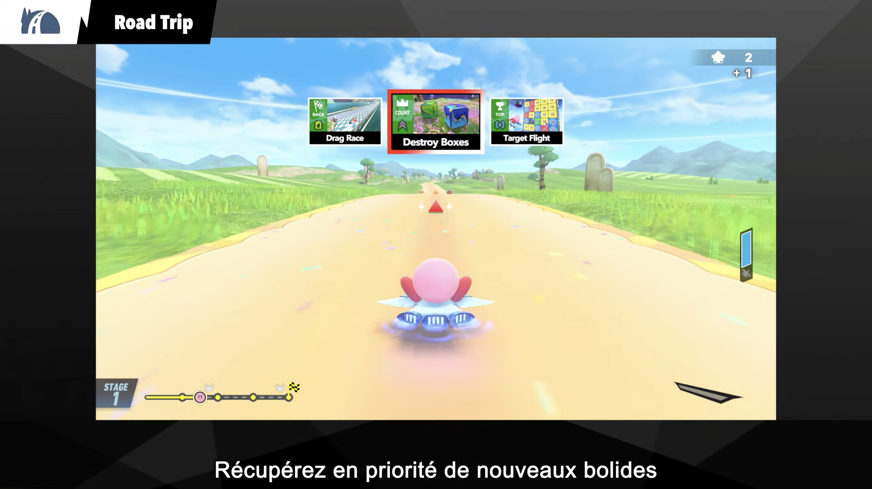 Kirby Air Riders : Road Trip.