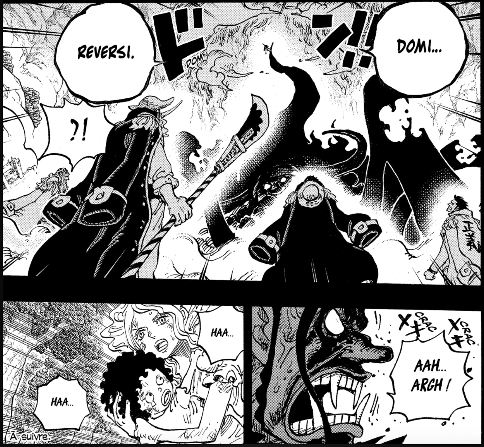 Imu utilise le Domi Reversi sur Rocks dans le chapitre 1163 de One Piece.