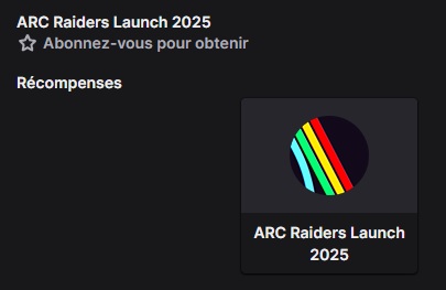 Arc Raiders Twitch Drops Novembre 2025 2 Arc Raiders Twitch Drops Novembre 2025 2