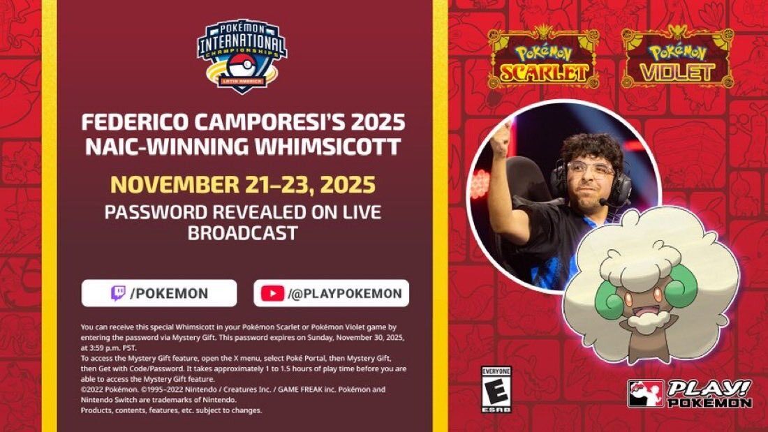 Farfaduvet de Federico Camporesi en cadeau pour Pokemon Ecarlate et Violet. Farfaduvet de Federico Camporesi en cadeau pour Pokemon Ecarlate et Violet.