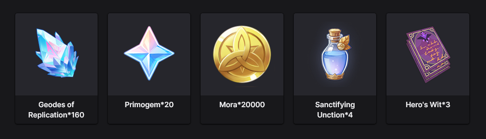 genshin impact contenus gratuits