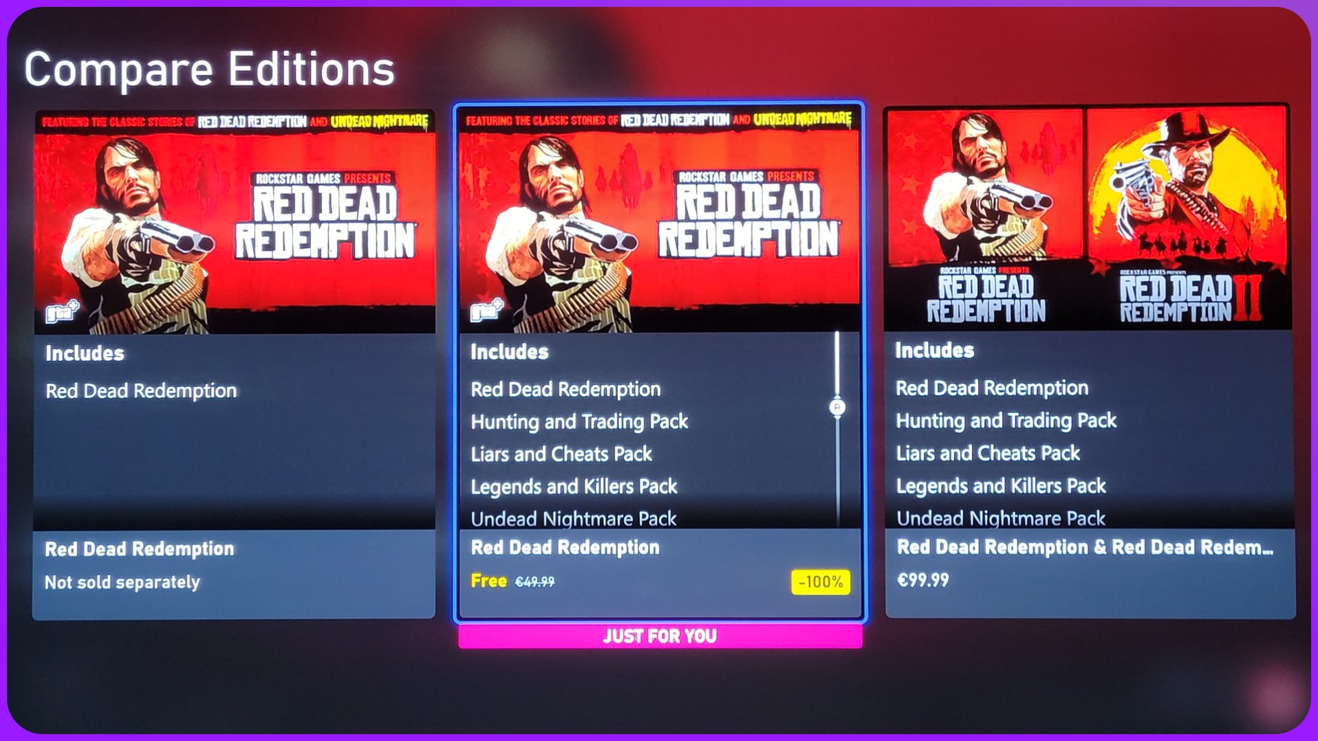 red dead redemption gratuit xbox series