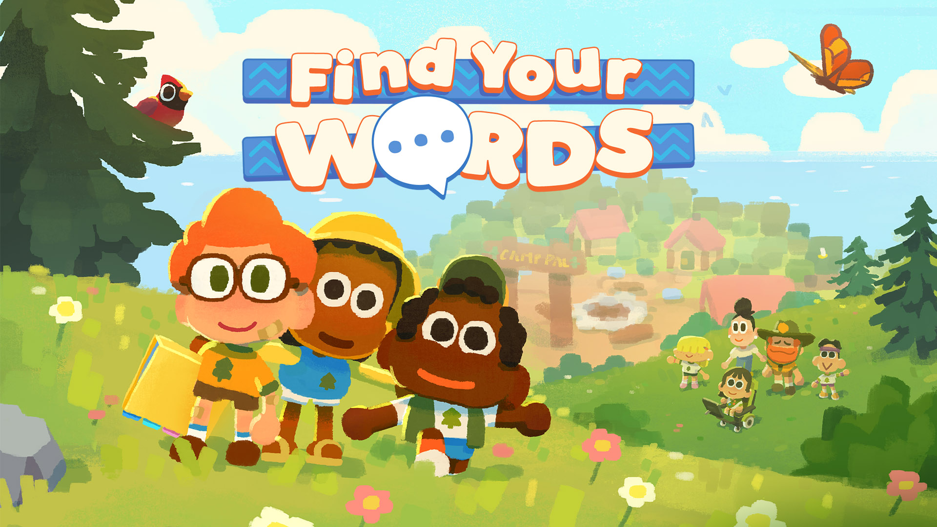Key art du jeu Find Your Words dÃ©voilÃ© au Wholesome Direct.