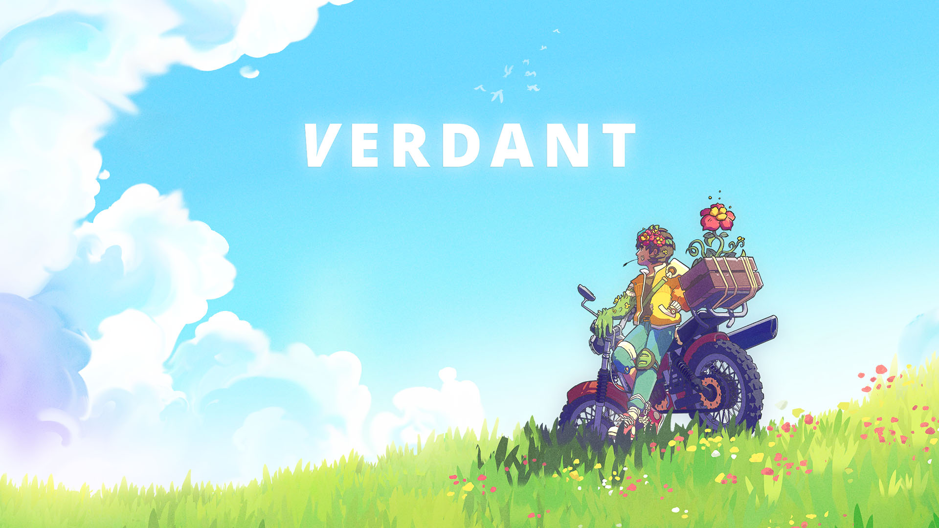 Key art avec logo de Verdant.