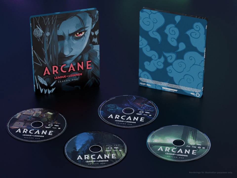 Blu-ray 4K collector de la saison 1 d'Arcane.