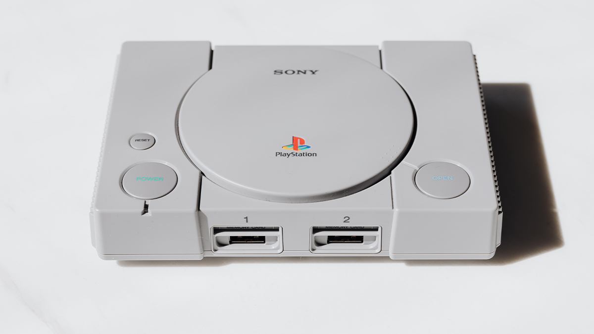 Photo d'une PS1. Photo d'une PS1.