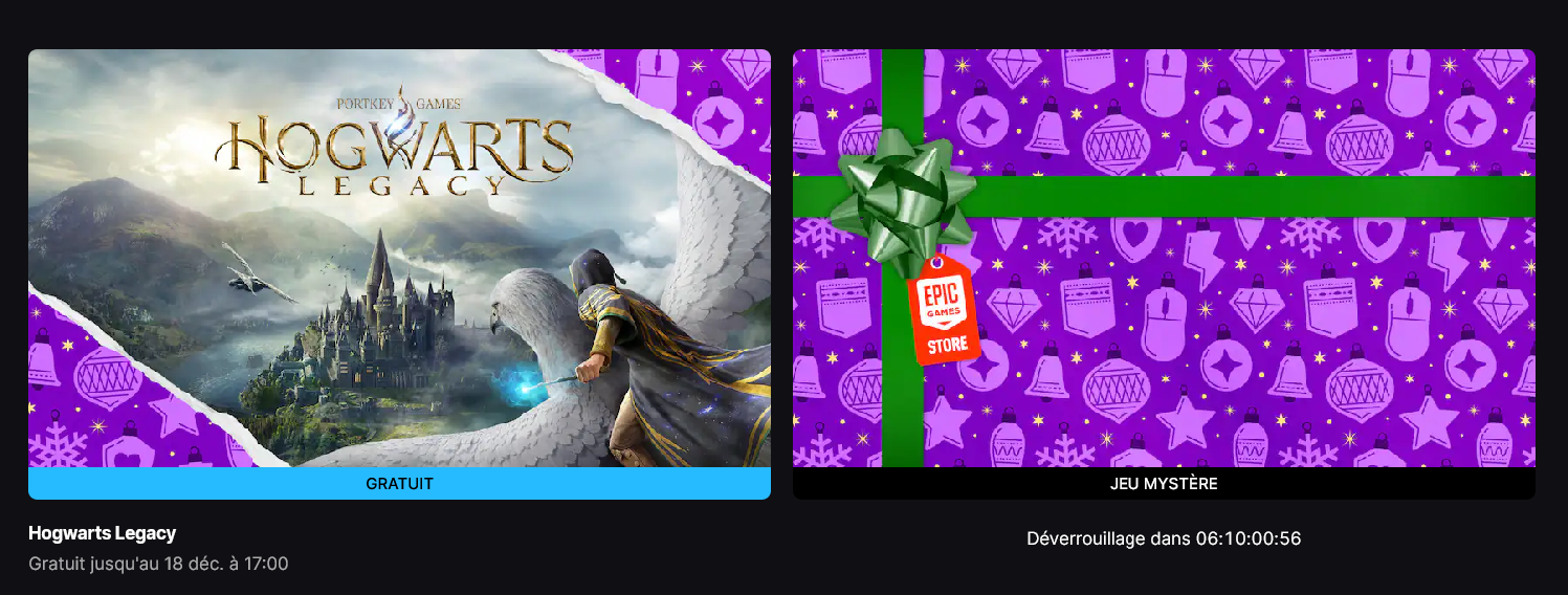 jeux gratuits Epic Games Store noel jeux gratuits Epic Games Store noel