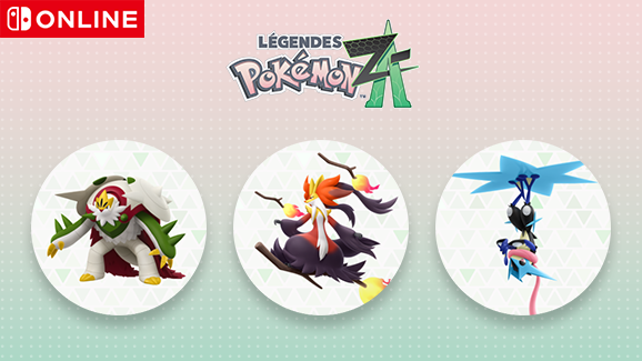 Icones Switch de Pokemon ZA.